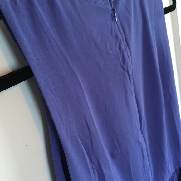 LOFT Tank With Ruffle, Purple, Small - Picture 4 of 4